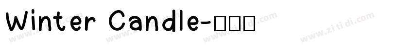 Winter Candle字体转换